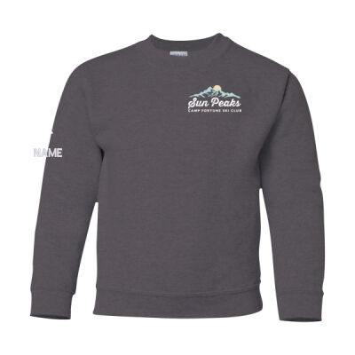 Gildan Youth Sun Peaks Emblem Printed Crewneck Thumbnail