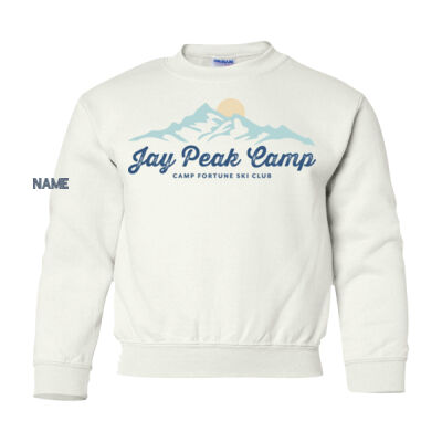Gildan Youth Jay Peak Printed Crewneck Thumbnail