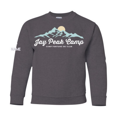 Gildan Youth Jay Peak Printed Crewneck Thumbnail