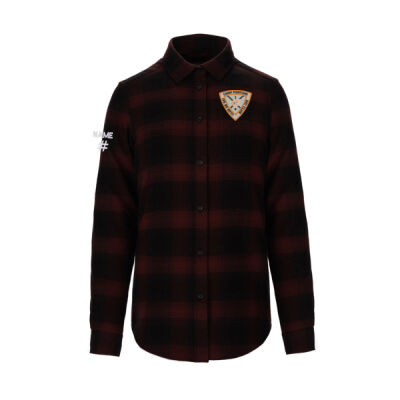 Cabin Women's CF Emblem Embroidered Brushed Flannel Button Up Thumbnail